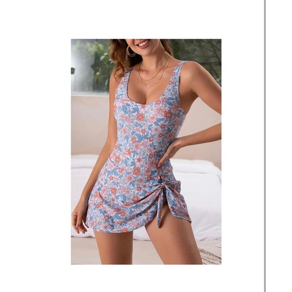 Eomenie One Piece Swimdress Swimsuits for Women Size 2XL NEW # H391 - Picture 2 of 7